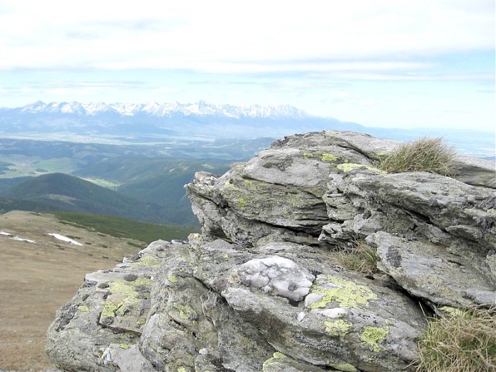 Kralowa Hola z widokiem na Tatry